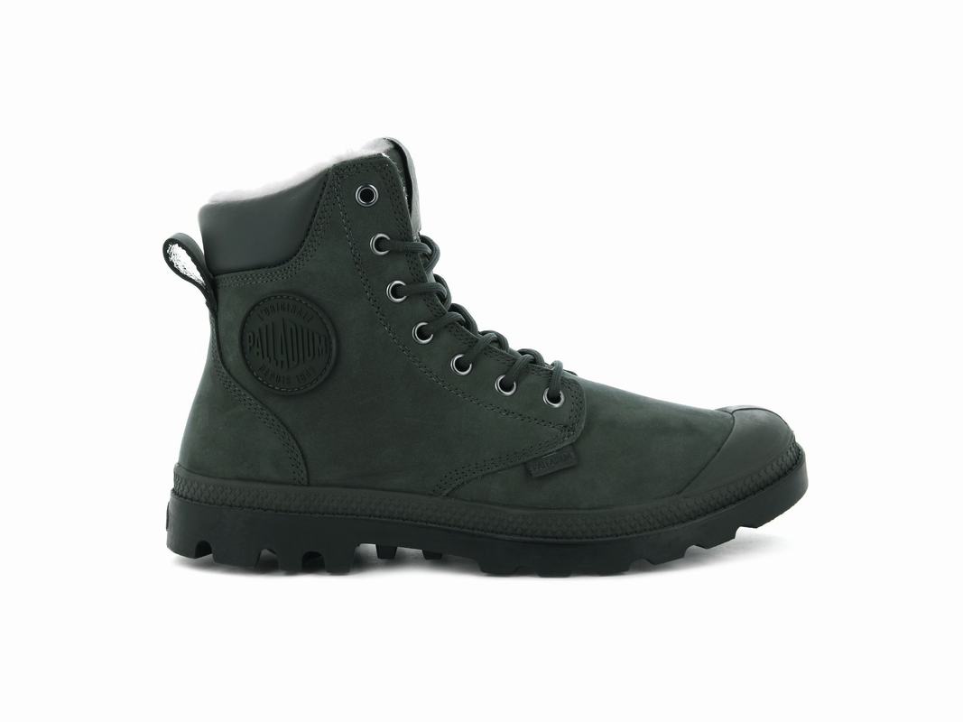 Palladium Pampa Sport Cuff Wps Ženske Vodootporna Čizme Maslinasto Zelene ||LE3542879||